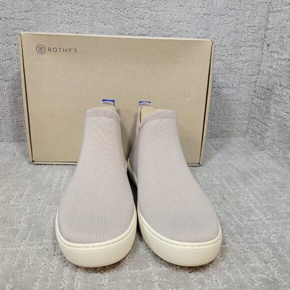 ROTHY'S The Chelsea Lilac Gray Ankle Boots Size 6, 8, 8.5, 9, 9.5, 10, 11.5 - Picture 2 of 12